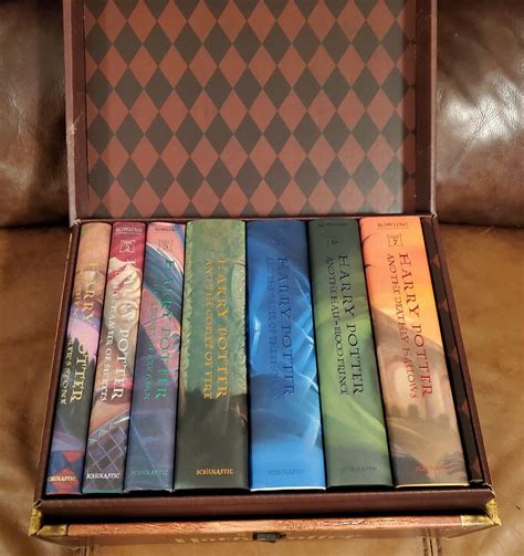 harry potter box set trunk|hardcover harry potter book set.